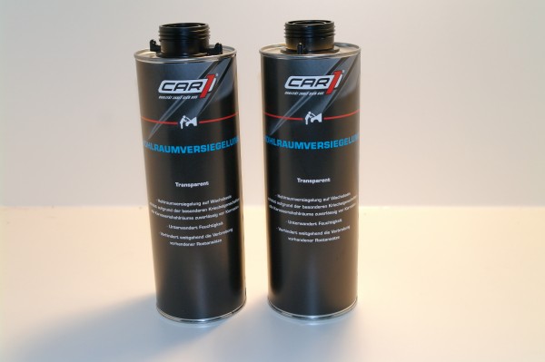 2x CAR1 CO 3611 Hohlraumversiegelung Wachsbasis 1L Pistolendose - transparent
