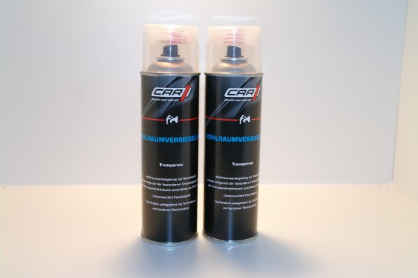 2x CAR1 CO 3610 Hohlraumversiegelung Wachsbasis 500ml Spray - transparent