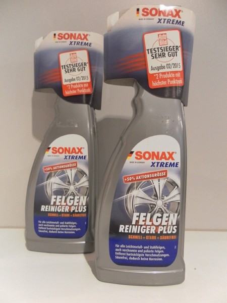 2x SONAX XTREME FelgenReiniger PLUS 2x750ml