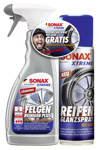 Sonax Xtreme Felgenreiniger und Reifenglanz