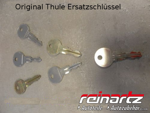 Thule Ersatzschlüssel, Schlüssel für Dachbox, Fahrradträger, Heckträger